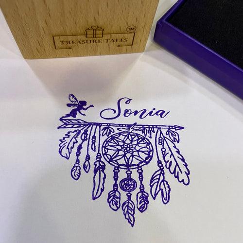 Personalized Name Stamp - Dreamcatcher