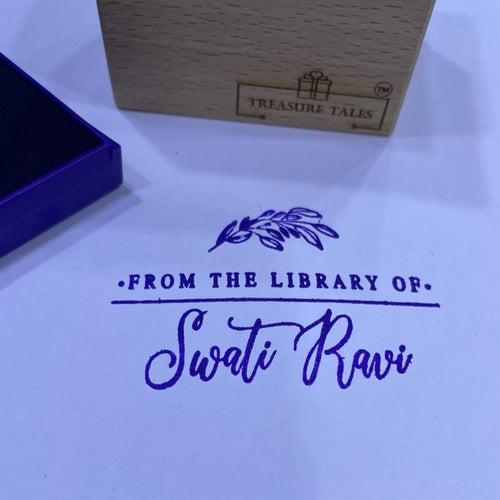From the Library - Name Stamp