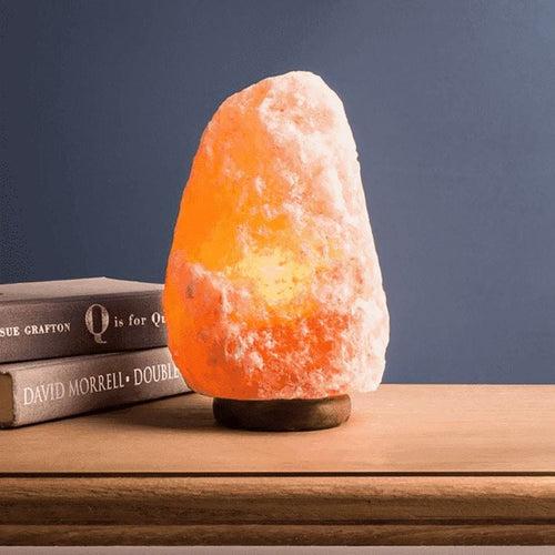 100% Genuine Healing Himalayan Rock Salt Lamp- Natural Shaped, Natural Air Purifier, for Vaastu - Feng Shui - Healing - Peace & Harmony