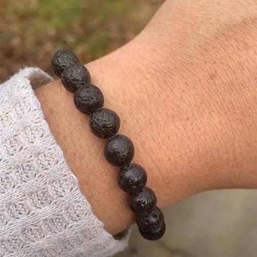 Lava Rock Bracelet - For Grounding, Stress Relief & Emotional Support!