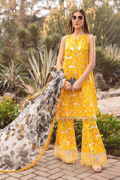 MARIA B M.Prints | Spring Summer Lawn Suits : 2024 | 12B