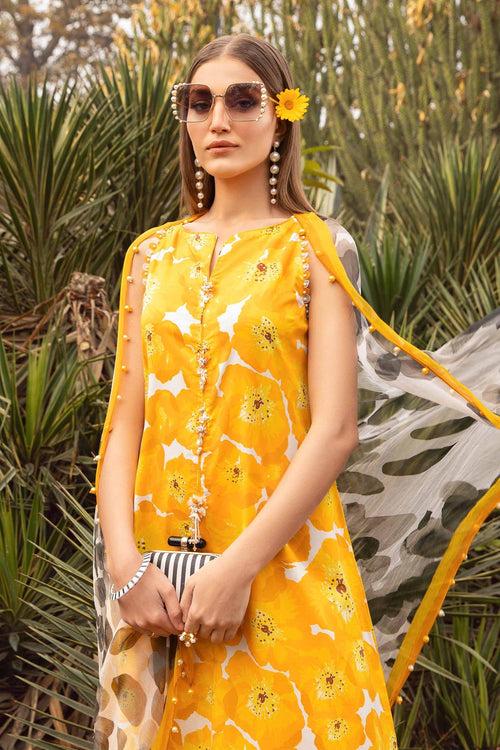 MARIA B M.Prints | Spring Summer Lawn Suits : 2024 | 12B