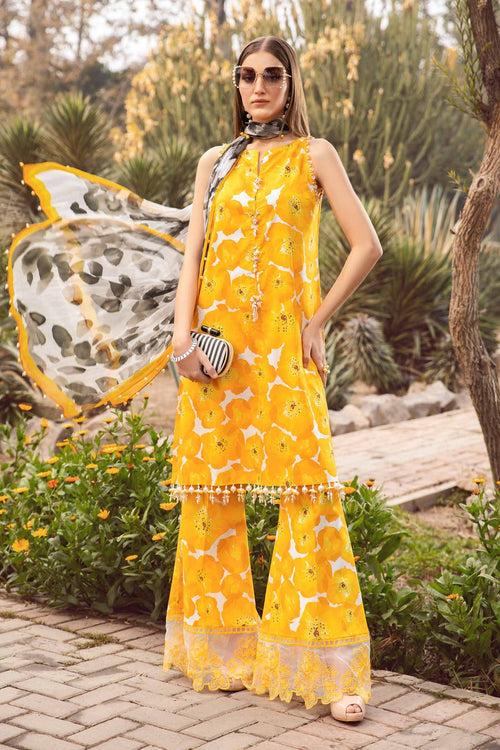 MARIA B M.Prints | Spring Summer Lawn Suits : 2024 | 12B