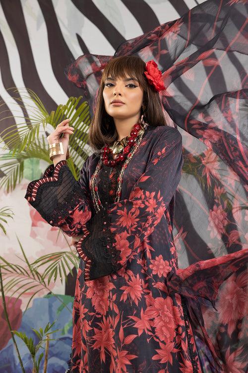 Adan's Prints Lawn Suits by Nazia Noor | 2024 - Print 5506 (SS-5142)