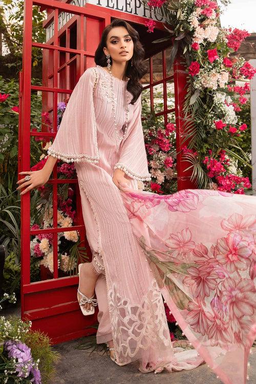 MARIA B M.Prints | Spring Summer Lawn Suits : 2024 | 9B