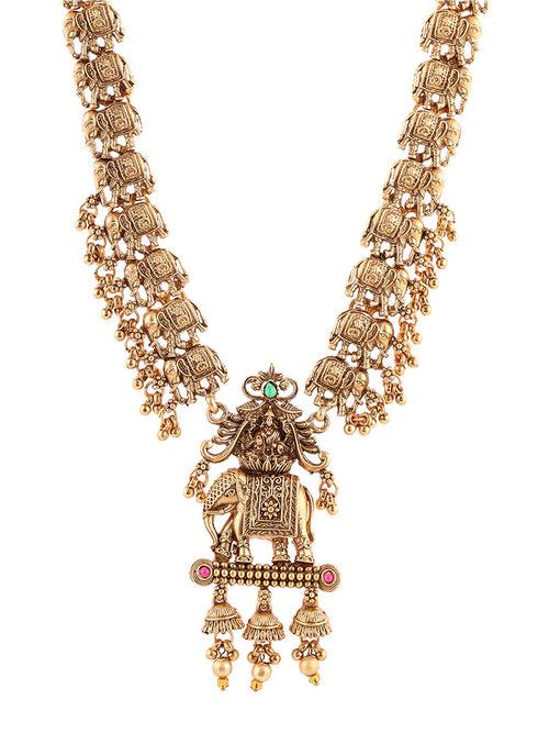 Priyaasi Temple Goddess and Elephant Jewellery Set