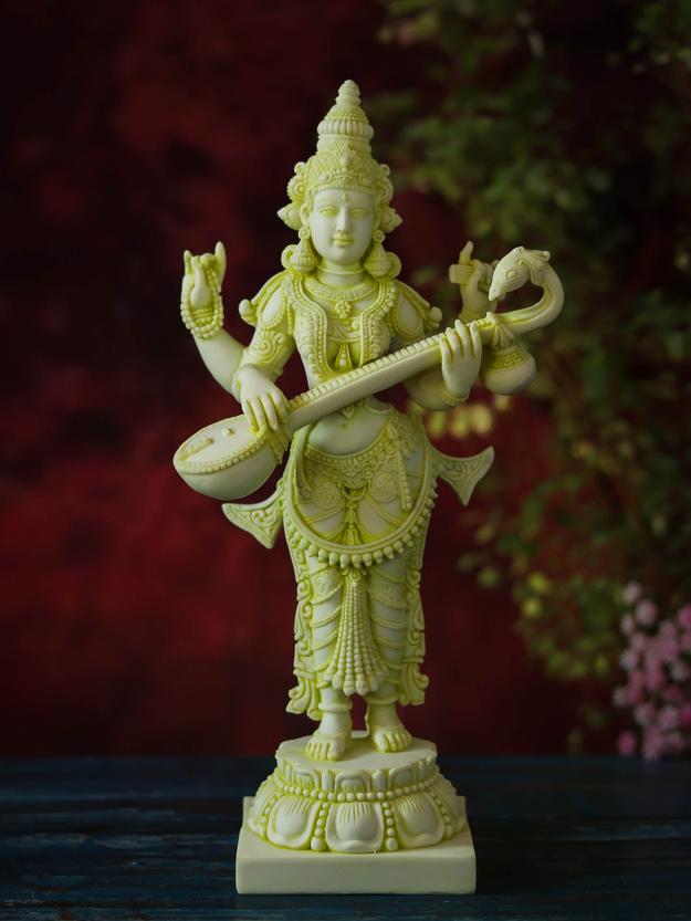 Marble Dust Sculpture - Saraswati