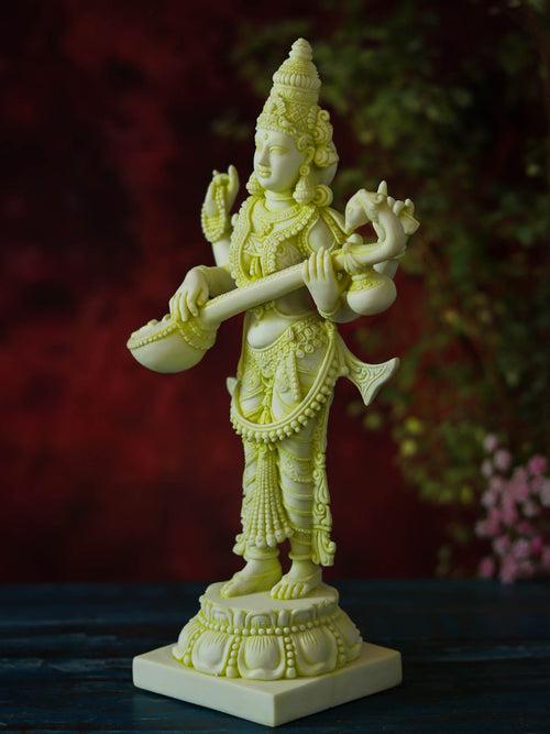 Marble Dust Sculpture - Saraswati