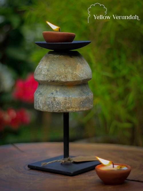 Stone Candle Stand