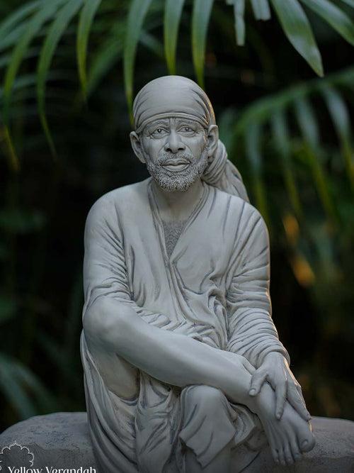 Marble Dust Sculpture - Sai Baba