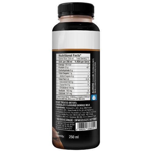 turbo 25 g protein milkshake, chocolate - 250 ml