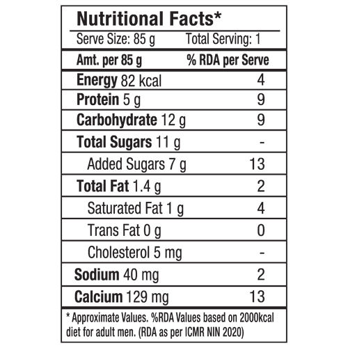 greek yogurt, alphonso mango - 85 gm