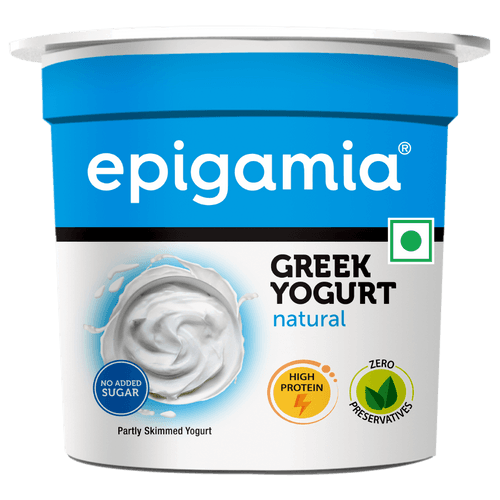 greek yogurt, natural, 85 gm each - pack of 8