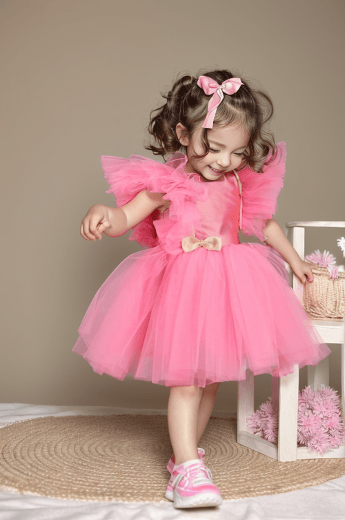 Rosy Wings Butterfly Dress