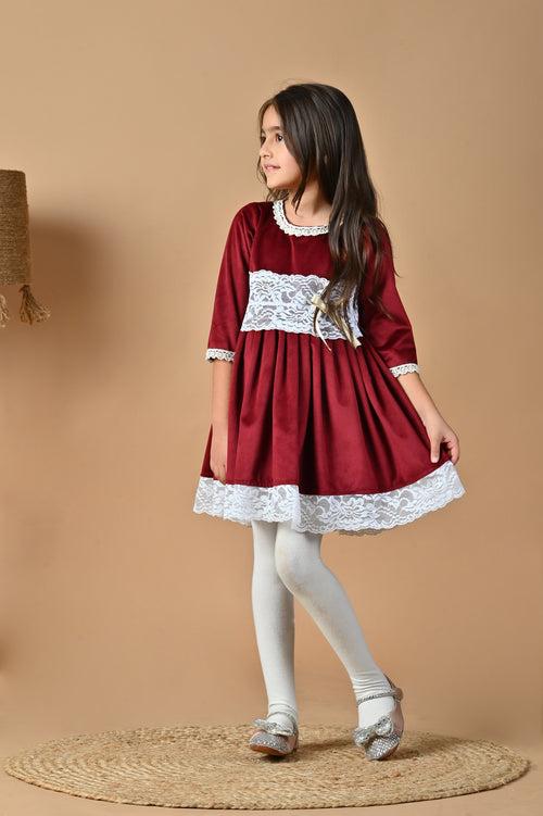 Velvet Dream Lace Dress