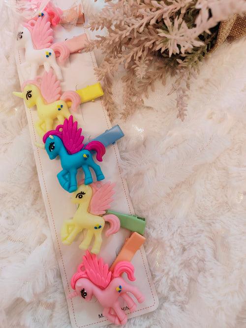 Unicorn Horn Clips Set Of 2