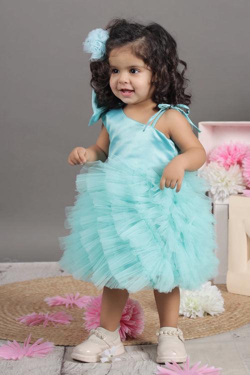 Sea Sway Ruffle Dress