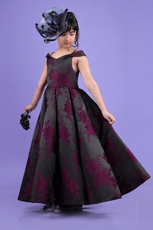 Forest Grace Panel Gown