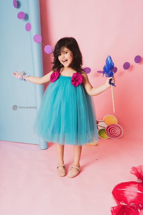 Berry Blue Tutu Dress