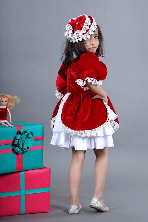 Elf Christmas Lace Dress