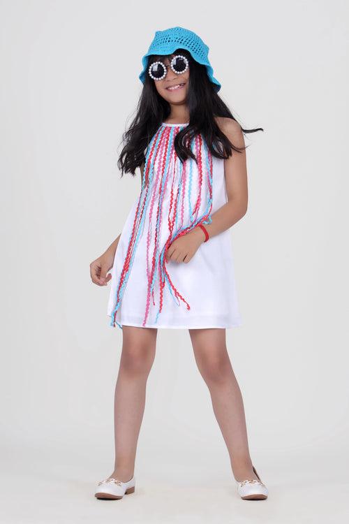 Swan Fringe Dress