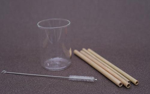 Bamboo Straw Pack of 4