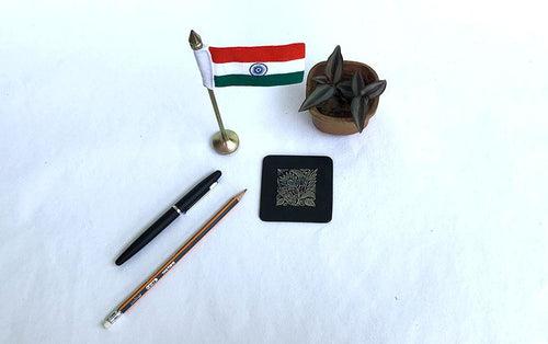 India Table Flag Small