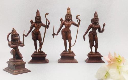 Ramayana Story || Handcrafted Panchaloha Idols Set