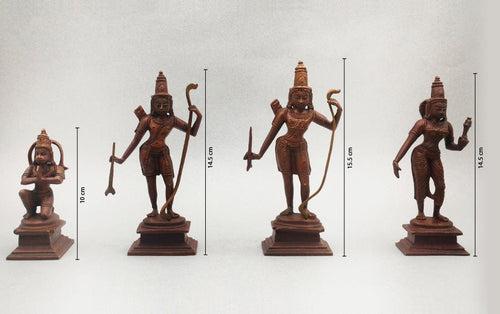 Ramayana Story || Handcrafted Panchaloha Idols Set