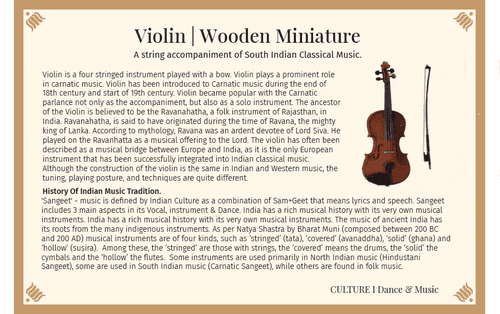 Violin | Wooden Miniature