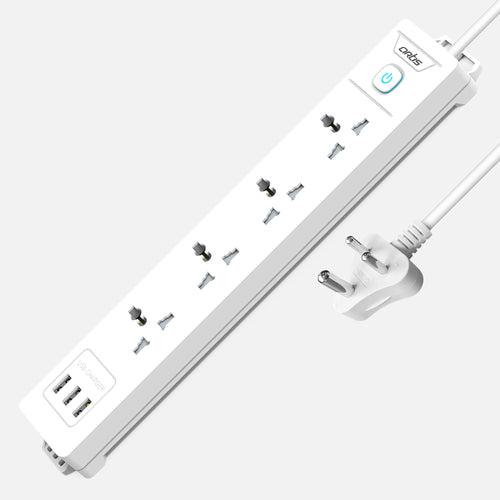 AR-4SS-USB 4 Universal Sockets Surge Protector & 3 USB with Single Switch