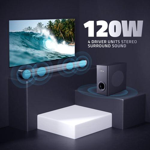 BT-X9 2.1 CH Bluetooth sound Bar with Wireless Subwoofer