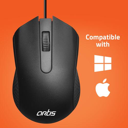 M10 USB Optical Mouse | USB Wired Mouse
