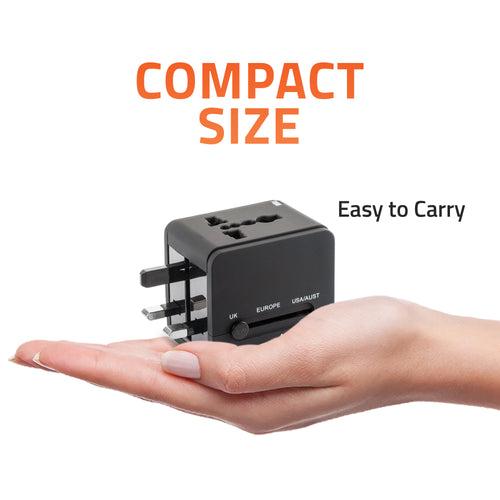 UV200 USB Universal Travel Adapter (Black)