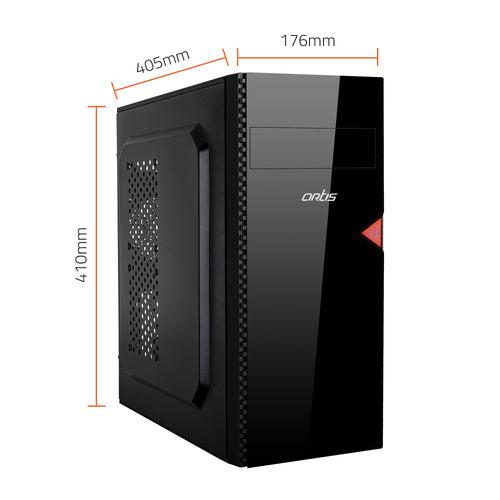 Delight 3.0 Computer Cabinet Support Full ATX/ Micro ATX Motherboard,1 x 80mm Fan with 400W Power Supply