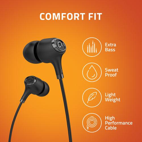 E500M In-Ear Wired Earphones With Mic