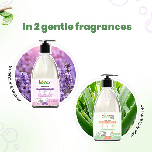 Combo | Natural Handwash | Lavender & Vetiver | Aloe & Green Tea | 1000 ML