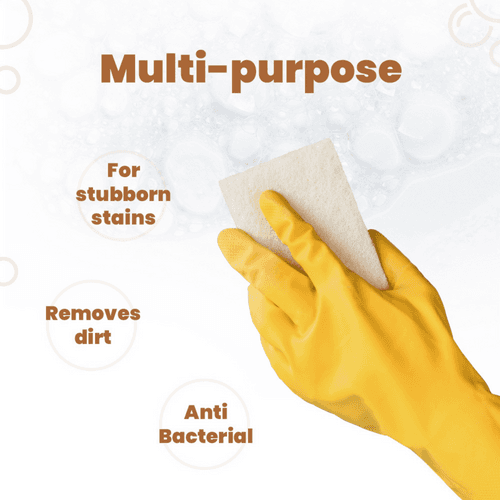 Combo | Natural All-Purpose Cleaner - 500 ML | Magic Eraser - Pack of 4 |