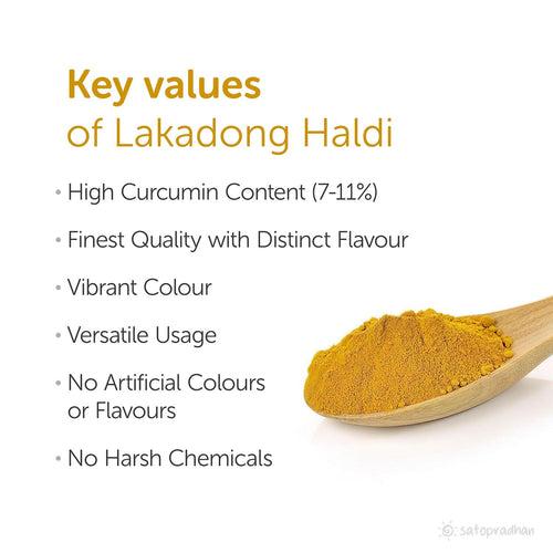 Lakadong Haldi - Turmeric Powder 200g-Premium Quality, Natural & Purely Organic without Adulteration