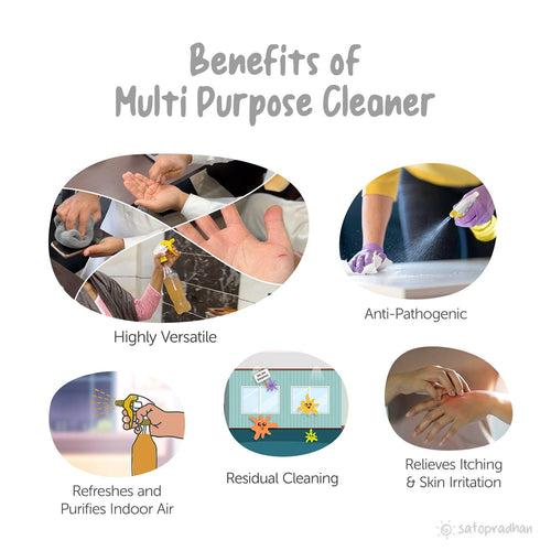 Natural Multi Purpose Cleaner 750ml |  Eco Friendly Disinfectant | Non Toxic Room Freshener