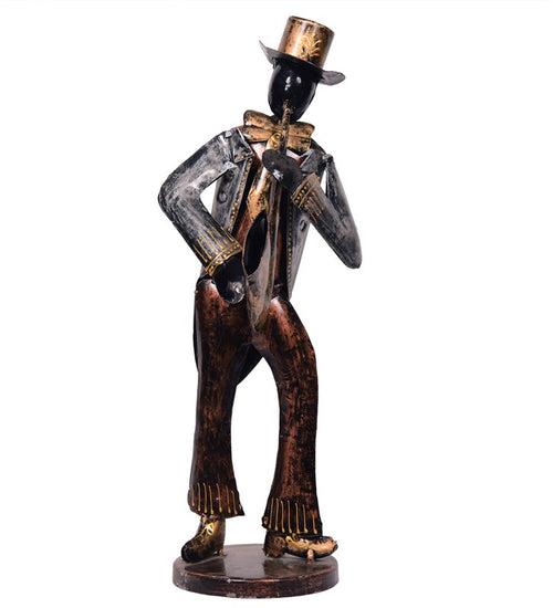 Musician (Set of 3) Iron Human Figurine