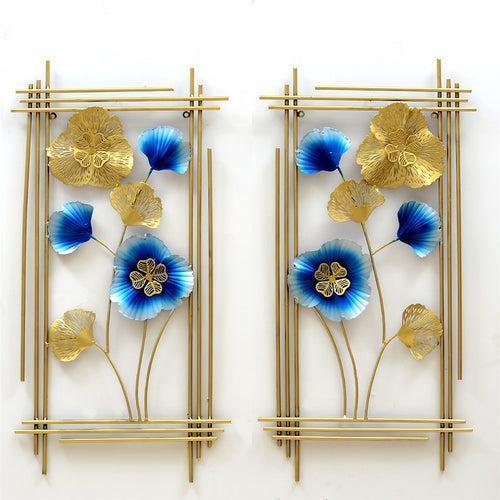 Iron Floral Metal Wall Art Set of 2