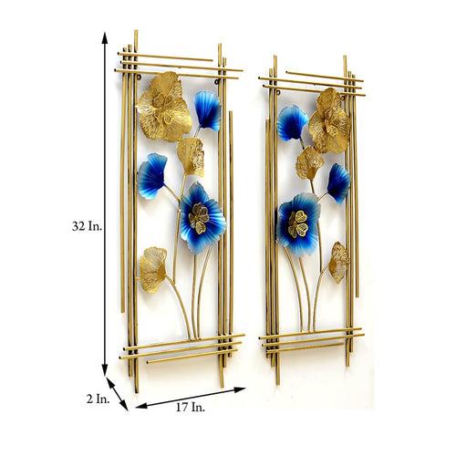 Iron Floral Metal Wall Art Set of 2