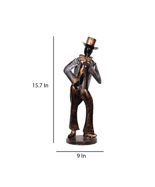 Musician (Set of 3) Iron Human Figurine