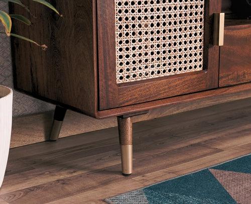 Boston Solid Wood Rattan Cane Tv Cabinet