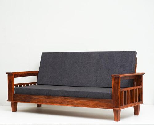 Cuttack Sheesham Wood 3 Seater Sofa
