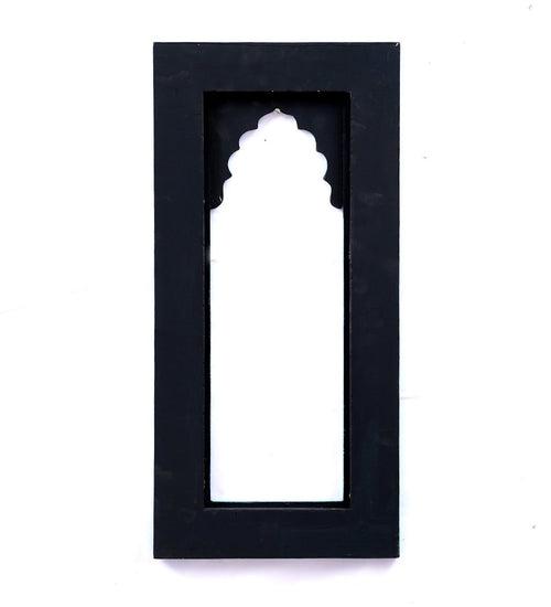 Mdf Handpainted Rectangle Blue Colour Frame(L6*H17 Inch)