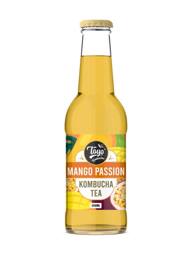 Toyo Kombucha Gold Edition 250 ML Mango Passionfruit