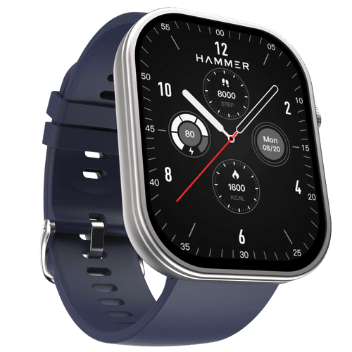 Hammer Tussle 2.01" Full HD Display Bluetooth Calling Smartwatch