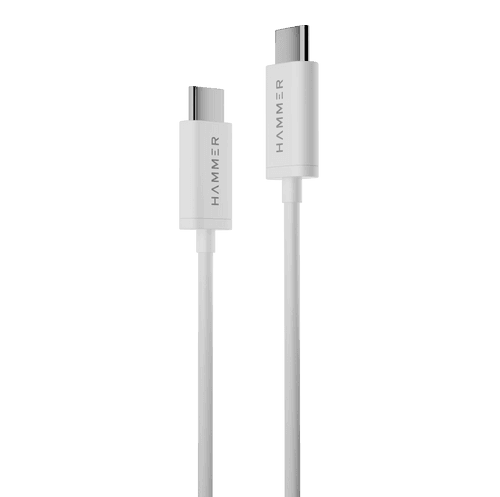 Hammer Type C to Type C 5A (100W) PD Fast Charging Cable with EMK Chip, 1.5 Meter Anti-Breakage Wire